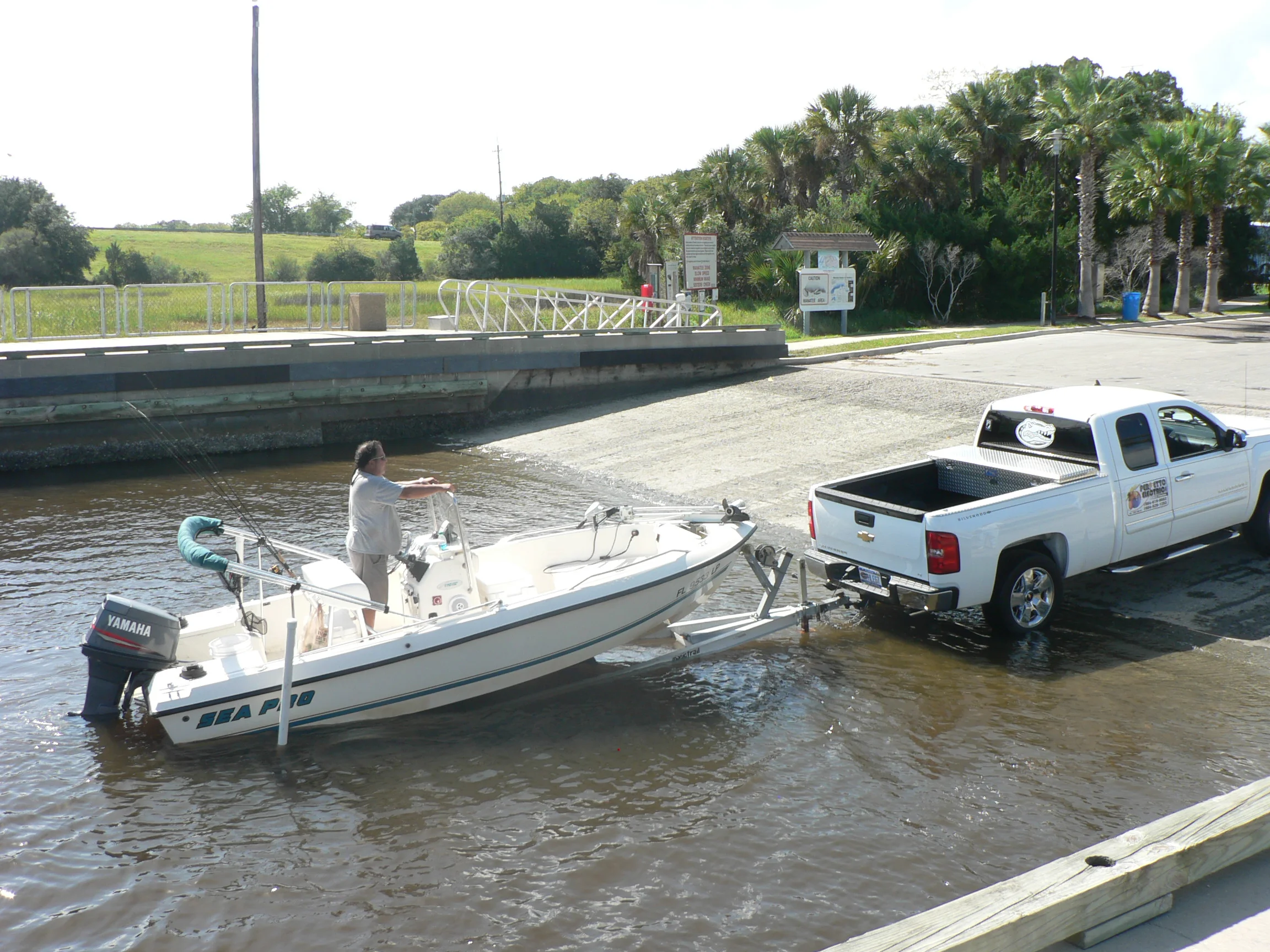 jim king boat ramp along sisters creek